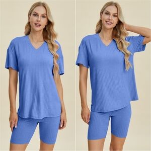 Ribbed Harmony Set - Blue